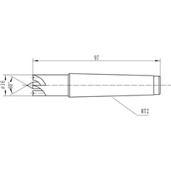 4-zackiger, gefederter 5/8-Zoll-Spurantrieb, 2 MT, für Drechselbank- und Drechselwerkzeuge 