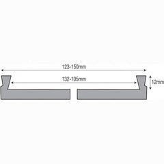 NCK-3.75Z-JS130N 130 mm Jumbo-Backen für die Holzbearbeitung Drechselbank Chuck 