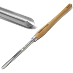 Cryo M2 HSS Bowl Gouge 1/2" Bowl Gouge (5/8" dia.) with 15-1/2" Beech Handle for Woodturning Chisels