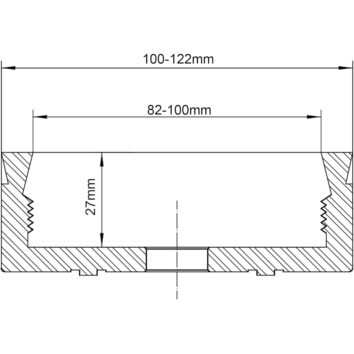 NCK-3.75Z-PJSN Powergrip Jaws for Woodturning Lathe Chuck.