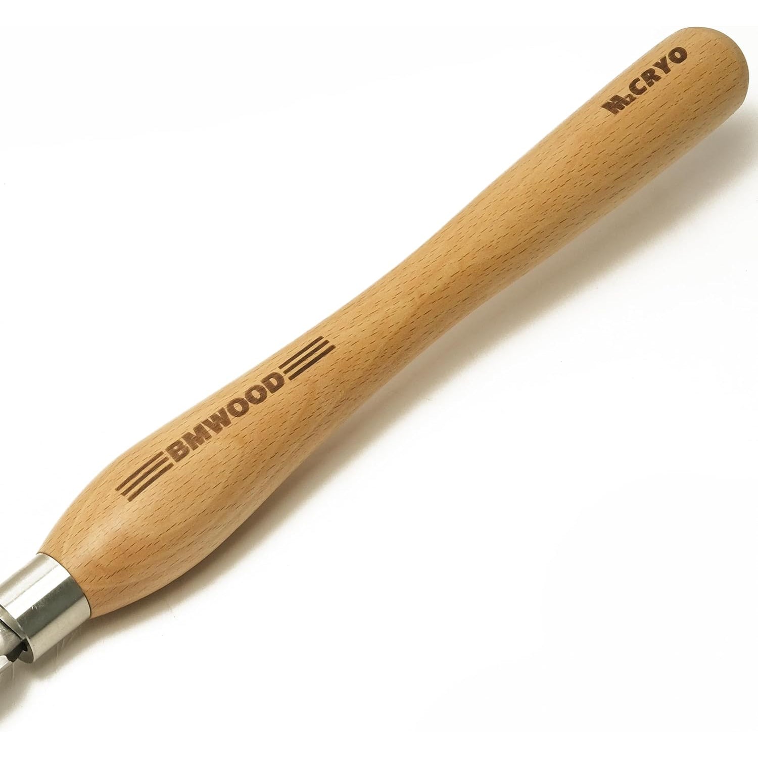 Cryo M2 HSS Diamond Parting Tool 3/16" with 12-1/2" Beech Handle for Woodturning Chisels