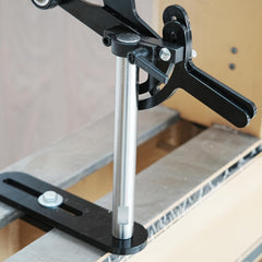 Woodturning Lathe Center Spindle Steady Rest MC-FS5, Wood Turning Three Wheels Stabilizer Auxiliary Clamping Tool.