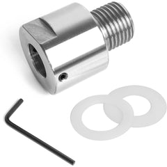 1" x 8 TPI Innengewinde auf 3/4" x 16 TPI Außengewindeadapter, Spindelstockadapter für Drehmaschinen mit zwei Nylonscheiben. 