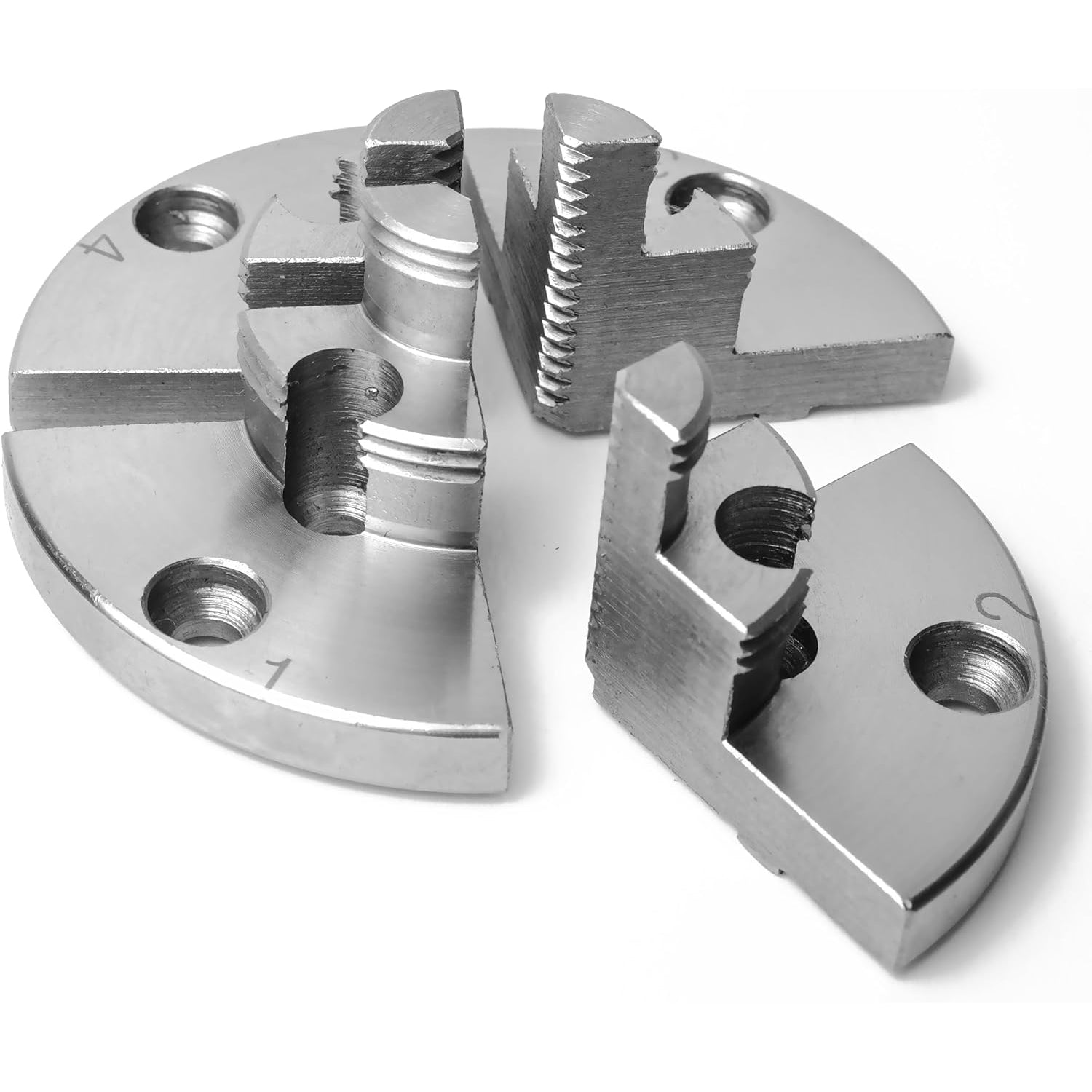 CK-3.75Z-SJ Step Jaws for CK-3.75Z Series Woodturning Lathe Chuck, Compatible with the Harbor Freight Bauer 23222A-B Chuck.