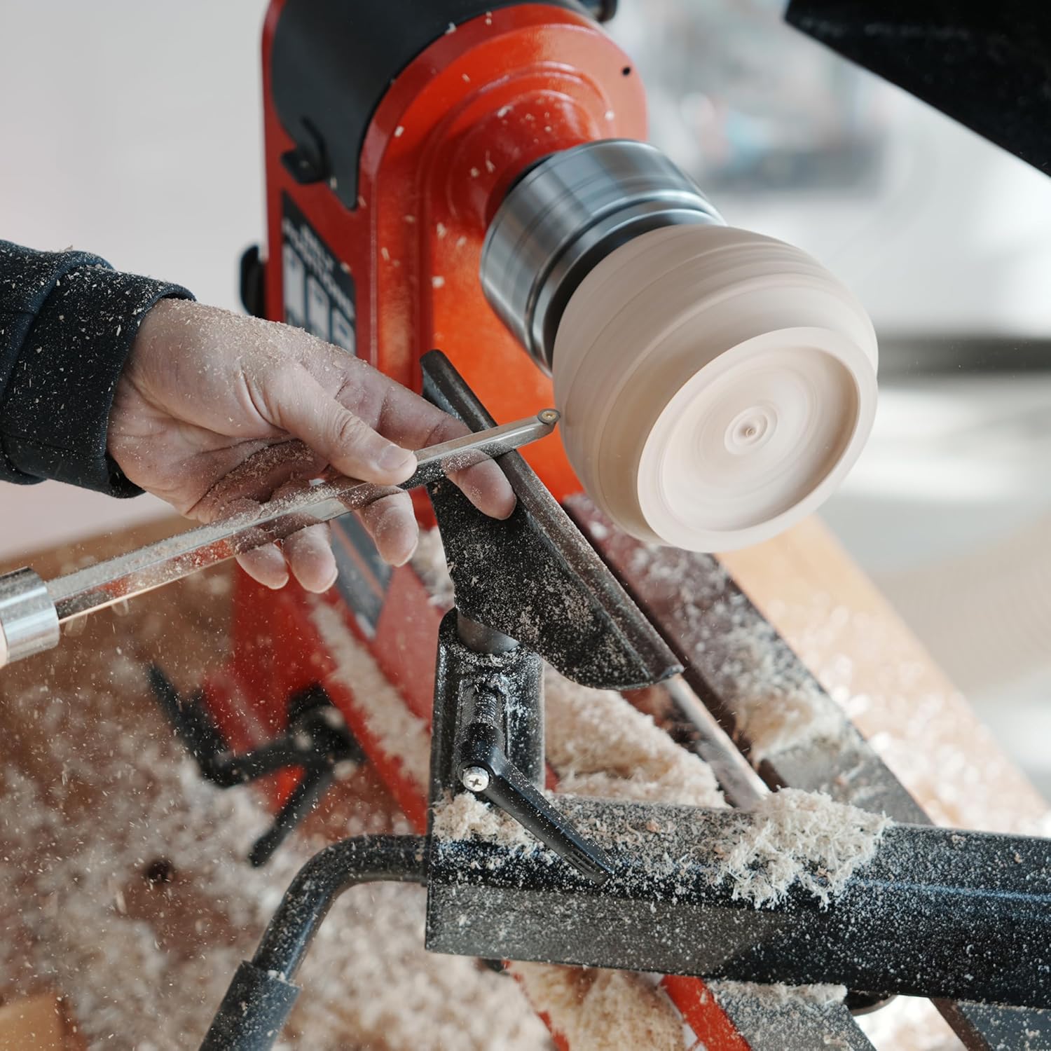 Carbide Tipped Straight Hollowing Tool For Woodturning.