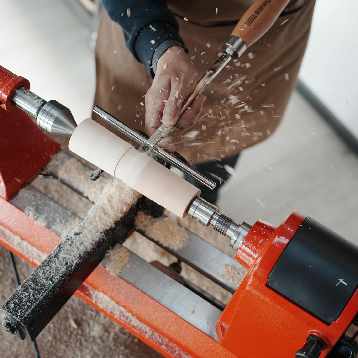 Carbide Tipped Radius Rougher Chisel For Woodturning with Arc Square TCT Blade 15x15mm.