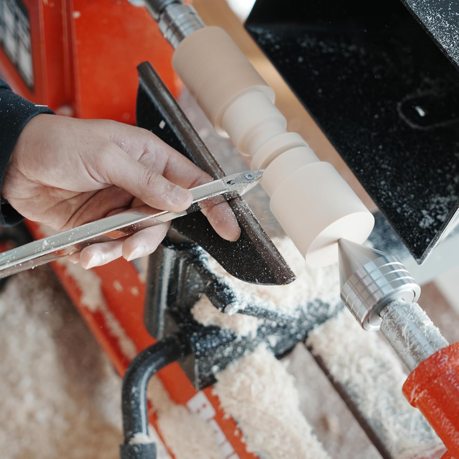 Carbide Tipped Detailer Chisel For Woodturning with 12mm Tool Bar and 28mm x 10mm Diamond TCT blade