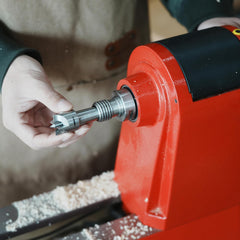 4-Prong Spring-Loaded Spur Drive Center 2MT with 1" Diameter for Woodlathe Woodturning Tools.