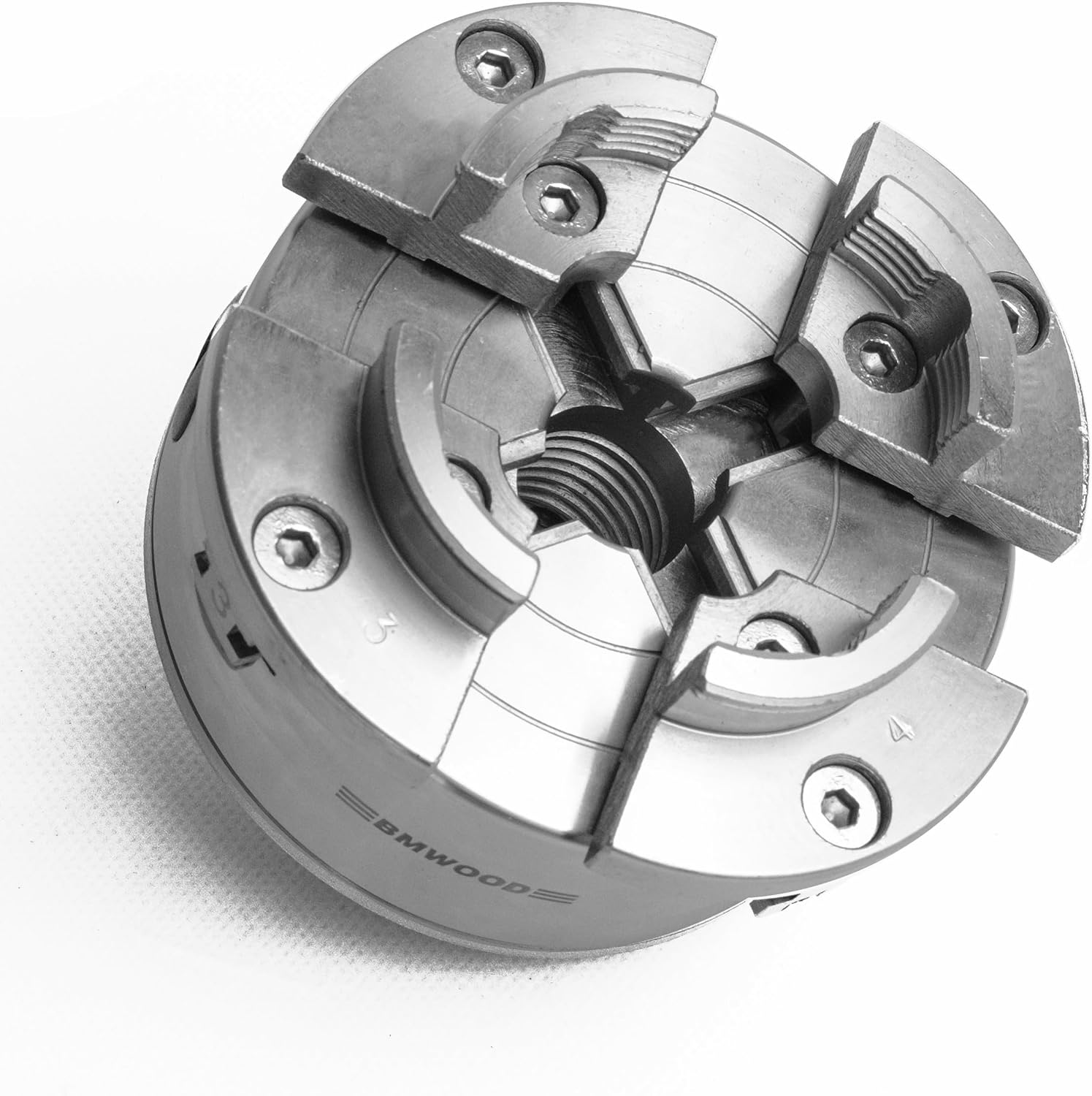 CK-3.75Z-RJTT Round Jaws for CK-3.75Z Series Woodturning Lathe Chuck, Compatible with the Harbor Freight Bauer 23222A-B Chuck.