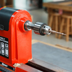 5/8-Inch Key Drill Chuck with one JT33-MT2 Taper Arbor Inner Thread 3/8"X16TPI and one JT33-MT1 Taper Arbor Thread 1/4"x20TPI for Drill Press, Wood lathe or Mill.