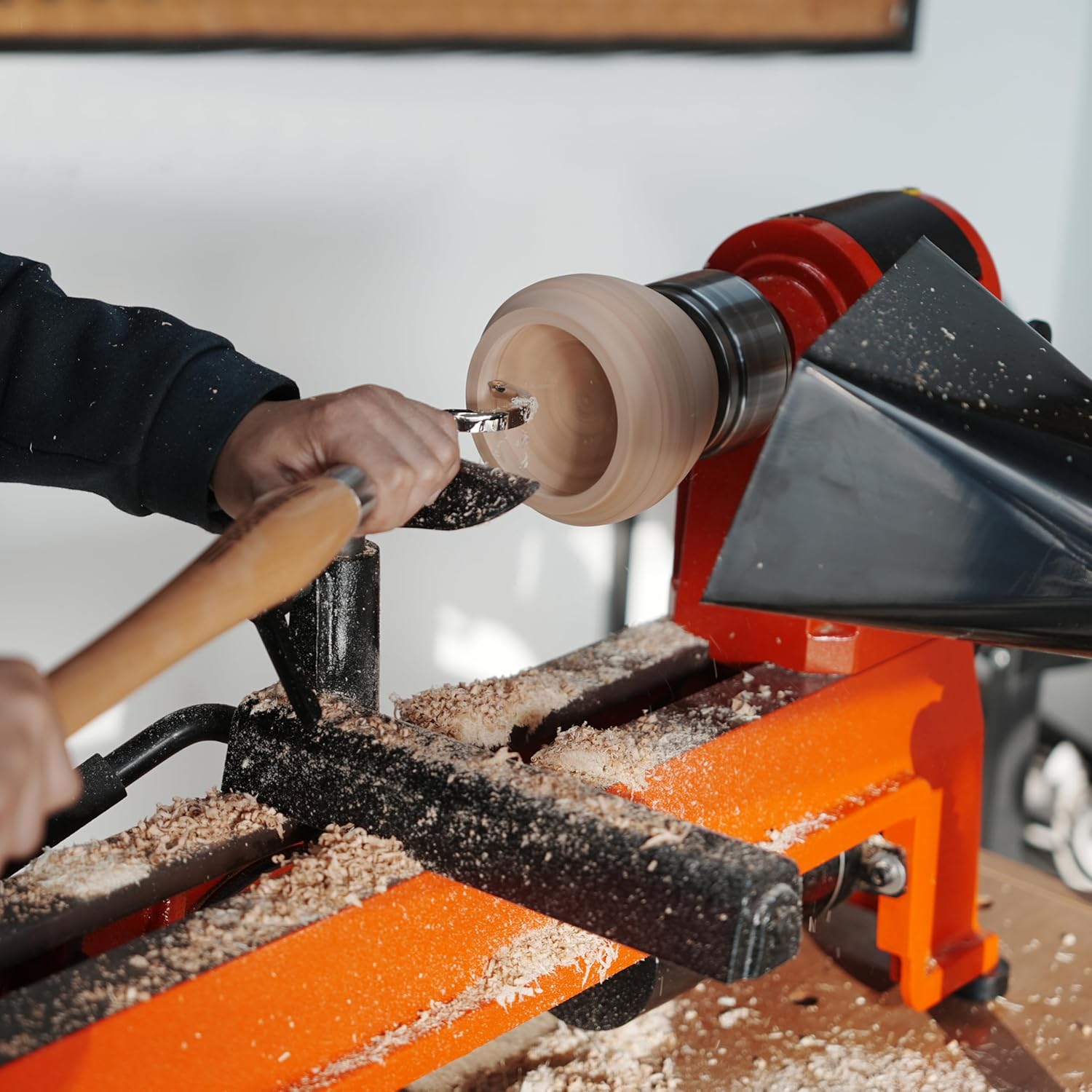 Carbide Tipped Large Curved Hollowing Tool For Woodturning.