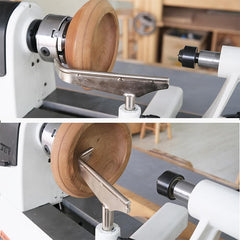 5/8" Dia Stem Glide Bowl Turner's 4-Piece Toolrest Set for Woodlathe Bowl Turning.